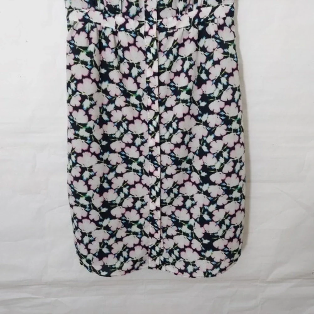 Banana Republic Dress Women 4 Floral‎ Button Cottagecore Garden Party  Prairie